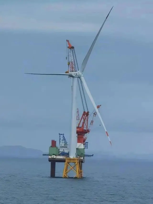 批量10MW！国内首个外海深水区大机型海上风电成功安装
