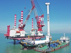 莆田平海湾海上风电场二期项目首台风机成功并网发电