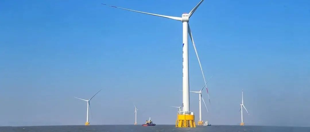 风电后市场微平台|华电玉环1号海上风电项目(北区)22台风电机组全部吊装完成