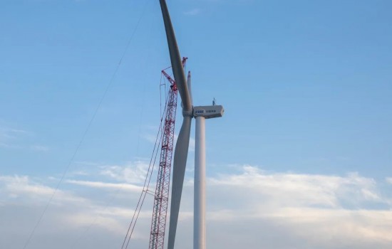深耕大西北 H171-4MW分散式风电项目成功首吊！