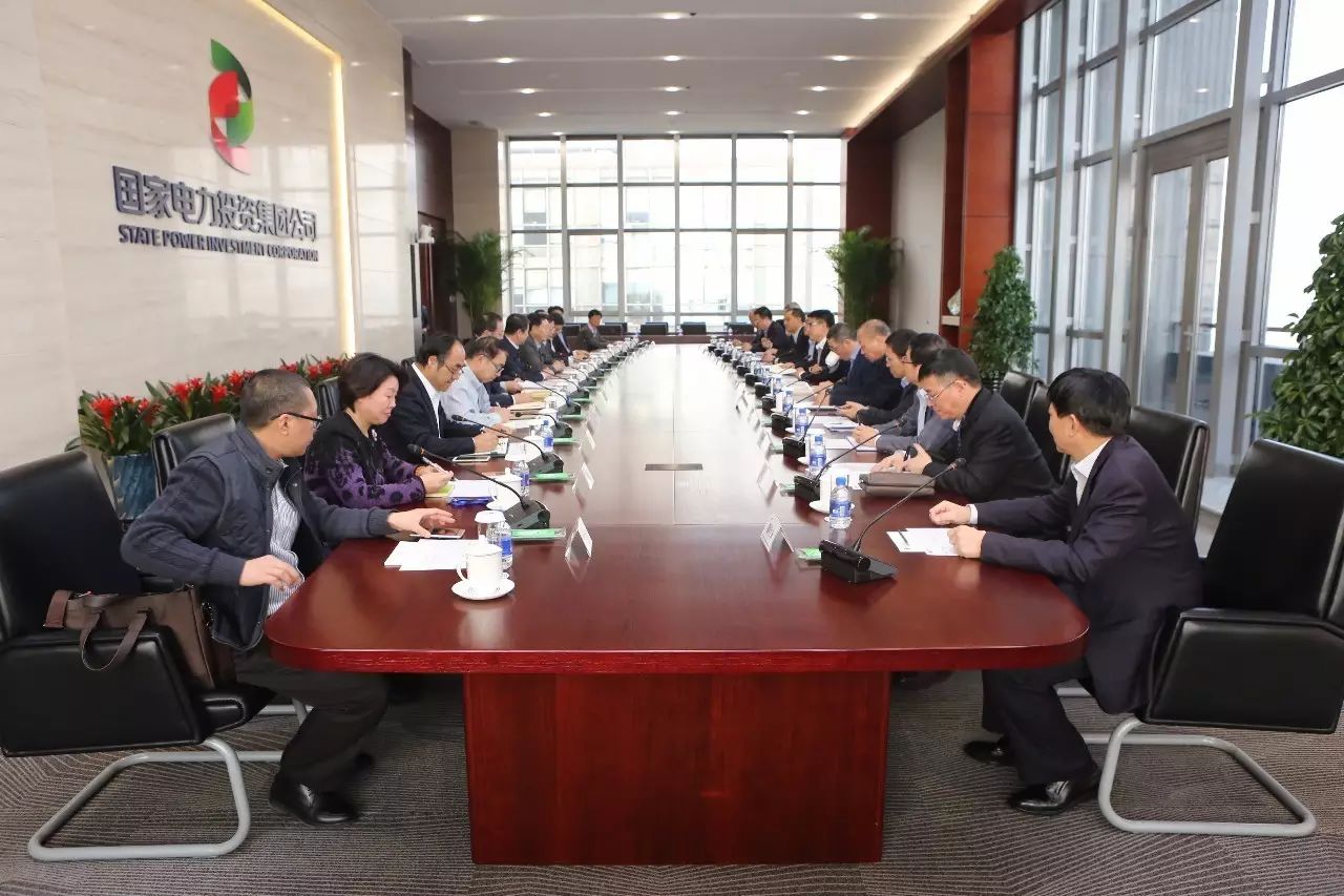 国家电力投资集团有限公司王炳华会见上海电气集团董事长黄迪南