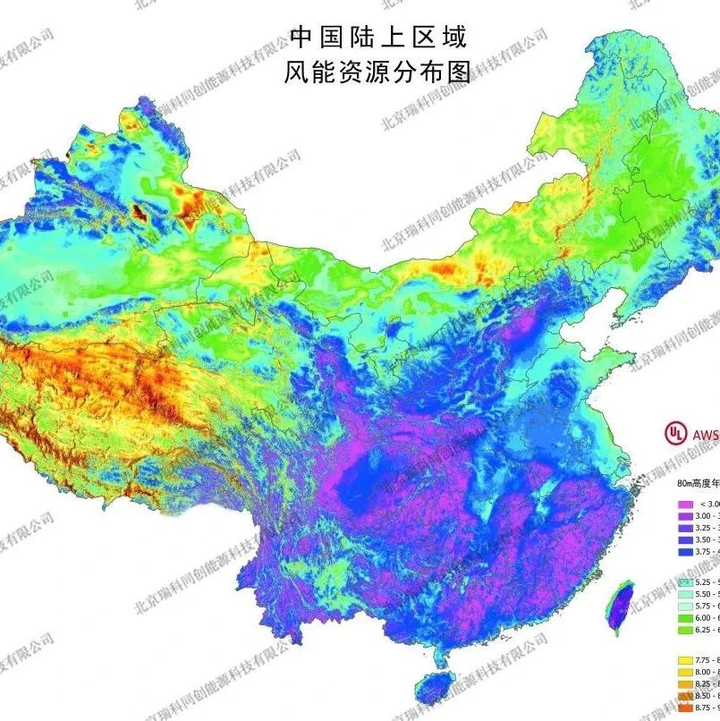 北极星风力发电网干货丨风能人必收藏！中国各地区风能资源分布图谱！