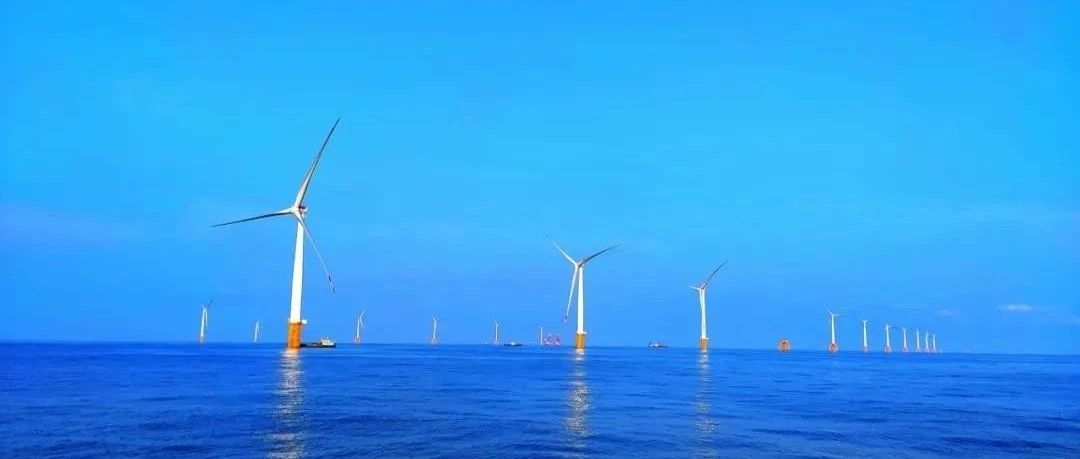 中广核阳江南鹏岛400MW海上风电项目73台风机基础顺利完工